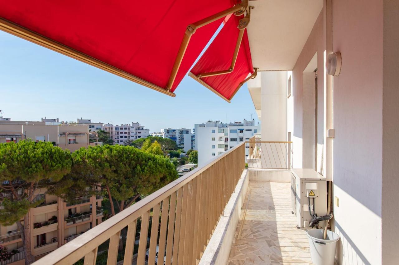 Hervorragende Wohnung mit Terrasse und Meerblick in der Nähe von Stränden u Cagnes-sur-Mer Exterior foto